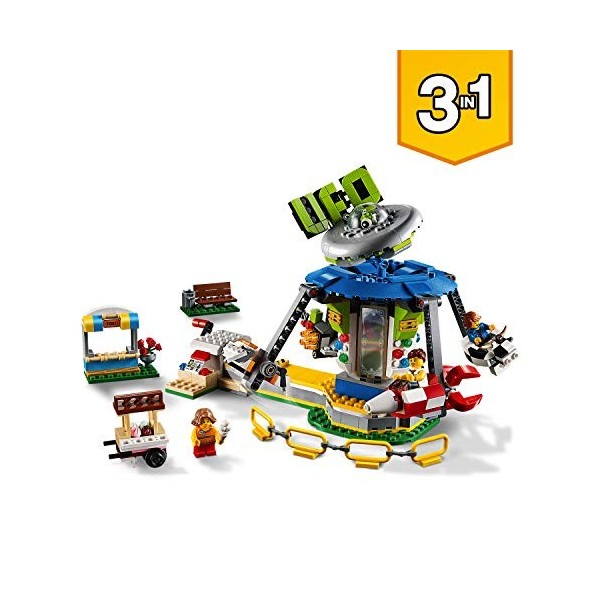 LEGO® -Le manège de la fête foraine Creator Jeux de Construction, 31095, Multicolore