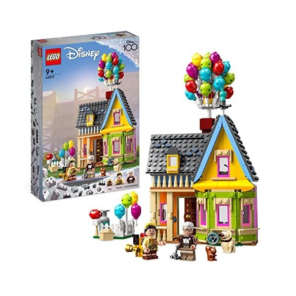 LEGO 43217 Disney et Pixar La Maison de « Là-Haut », Jouet avec Ballon & 43210 Disney Princesse Le Bateau d’Exploration de Va