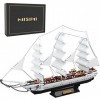 MISINI Technique FC-6006 Briques de construction de bateau cygne blanc, 1672PCS/MOC - Grand voilier - Modèle de navires jouet