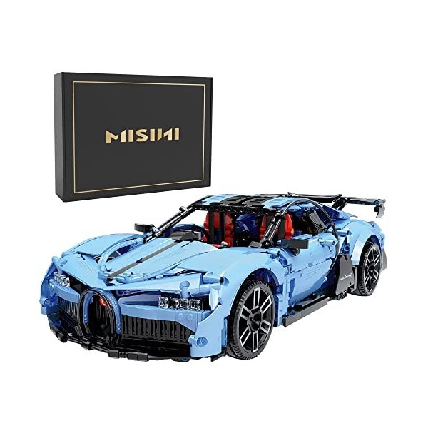 MISINI T5027A Supercar Clamping Blocks Technology, 2033 Parts 1:10 Drift Car Building Blocks, MOC Sports Car Toy Model, Suita