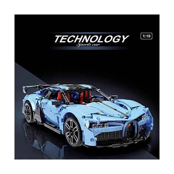 MISINI T5027A Supercar Clamping Blocks Technology, 2033 Parts 1:10 Drift Car Building Blocks, MOC Sports Car Toy Model, Suita