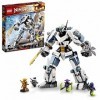 LEGO NINJAGO Legacy Zane’s Titan Mech Battle 71738 Ninja Toy Building Kit Featuring Collectible Minifigures, New 2021 840 Pi