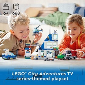 LEGO City Police Station - 60316 - Jeu de construction - Pour enfants - 668 pièces