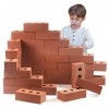  Pack of 25 - Life Size Foam Construction Building Blocks Toy Role Play Realistic by Playlearn Pack of 25 