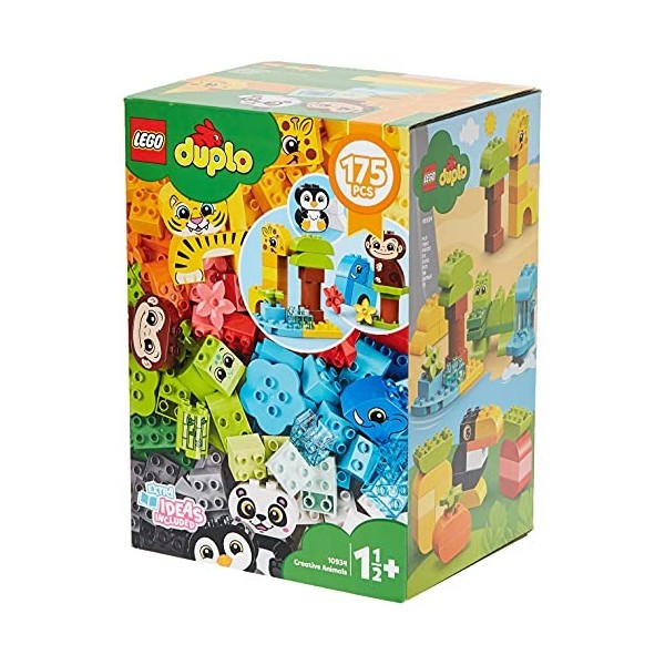 LEGO 10934 DUPLO Classic Les Animaux Créatifs, Jouet Premier Age, Jeu Éducatif Briques de Construction,à partir de 3