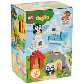 LEGO 10934 DUPLO Classic Les Animaux Créatifs, Jouet Premier Age, Jeu Éducatif Briques de Construction,à partir de 3
