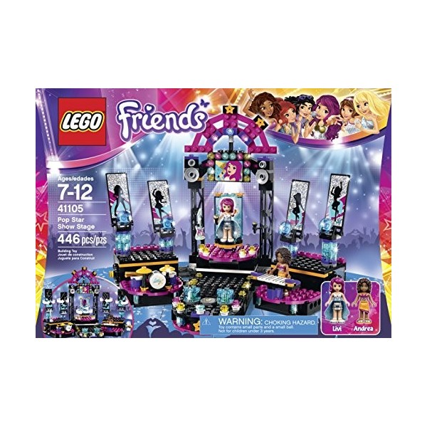 LEGO Friends 41105 Pop Star Show Stage Building Kit by LEGO