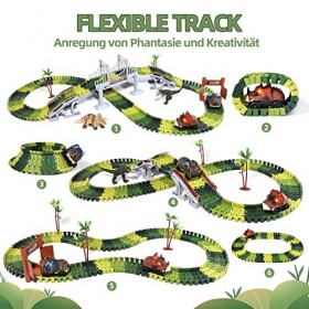 Jouet dinosaure à partir de 3, 4, 5, 6 ans - Jouet pour enfants à partir de 3, 4, 5 ans - Avec jouets Cars - Cadeau pour garç