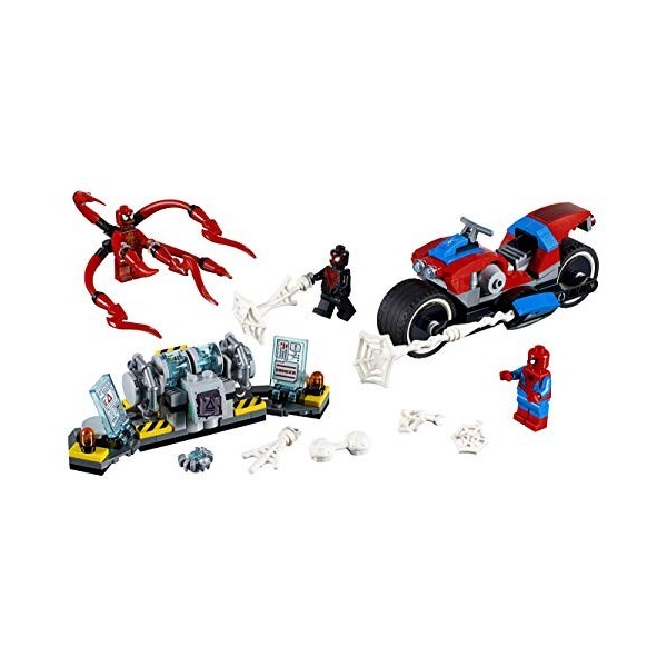 LEGO 6251072 Marvel Spider-Man Bike Rescue 76113 Building Kit 235 Piece , Multicolor