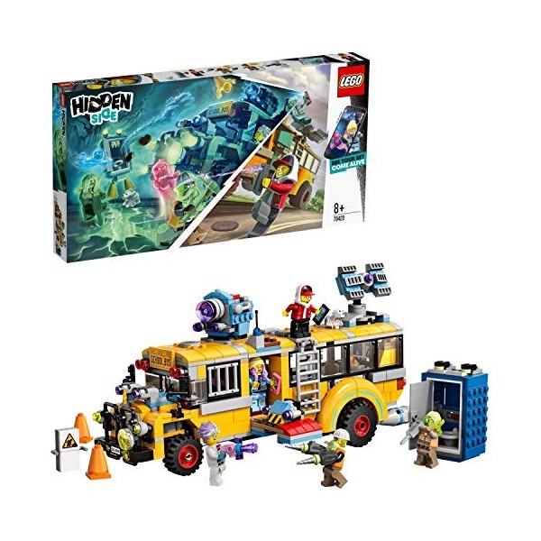 LEGO Hidden Side - Le Bus Scolaire Paranormal, Jeu de Construction Interactif 8 Ans et Plus, 689 Pièces - 70423