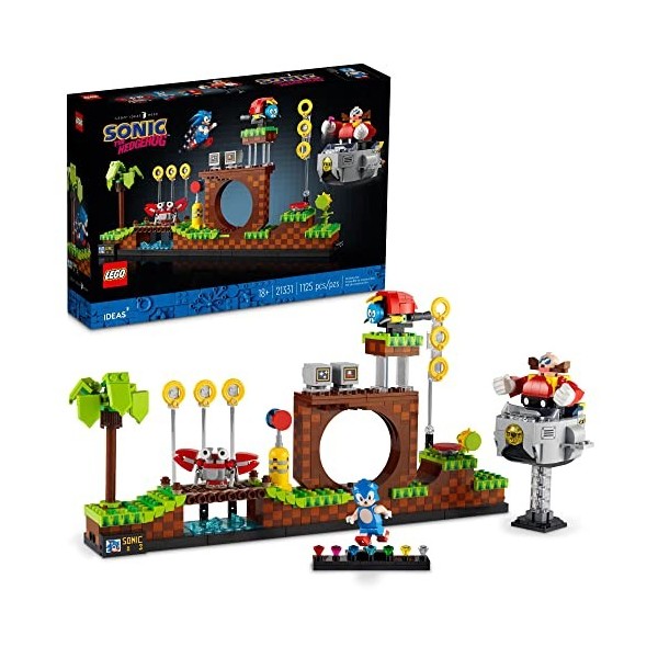 LEGO Ideas Sonic The Hedgehog – Green Hill Zone 21331 Building Kit. Nostalgia Gift for Yourself, Any Millennial Sonic The Hed