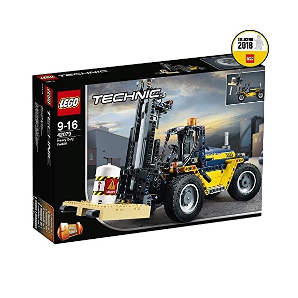 LEGO®-Technic Le chariot élévateur Jeu Garçon et Fille 9 Ans et Plus, Jeu de Construction, 592 Pièces 42079