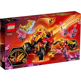 LEGO 71773 Ninjago Le Tout-Terrain Dragon d’Or de Kai, Ensemble avec Jouet de Voiture et Minifigurine Inédite de Zane, pour E