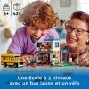 LEGO 60329 City Une Journée dÉcole, Jouet de Construction Bus, 2 Classes et Plaques de Route, Set pour Enfants 6 Ans
