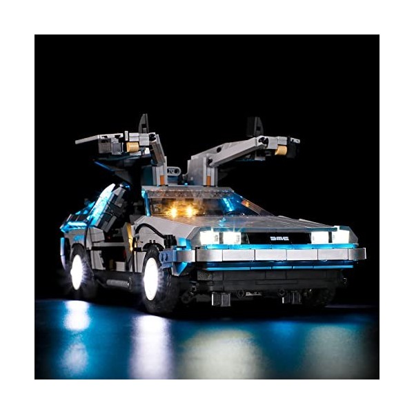 BRIKSMAX Kit d’éclairage à LED pour Lego Creator Retour vers Le Futur - La Machine à remonter Le Temps de- Compatible avec Le