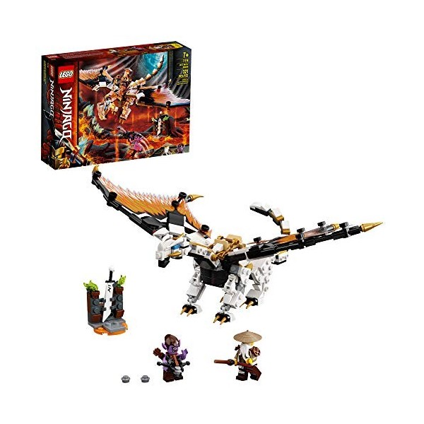 LEGO NINJAGO Wu’s Battle Dragon 71718 Ninja Battle Set Building Kit Featuring Buildable Figures, New 2020 321 Pieces 
