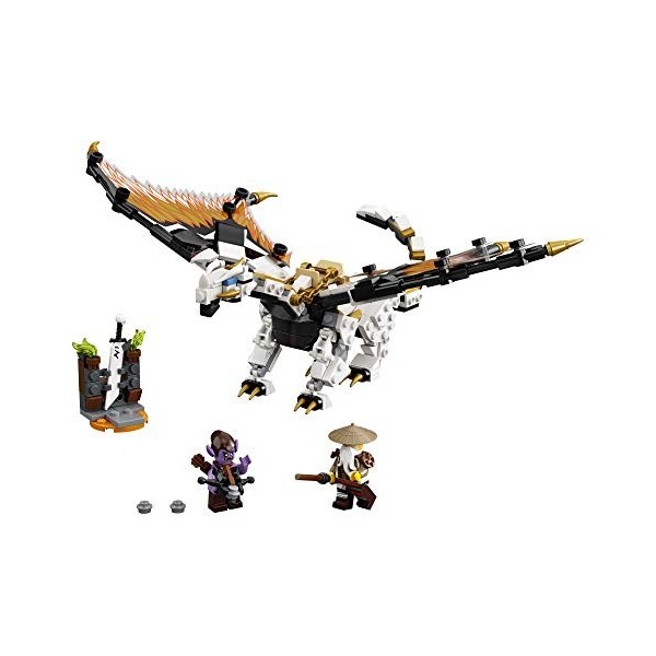LEGO NINJAGO Wu’s Battle Dragon 71718 Ninja Battle Set Building Kit Featuring Buildable Figures, New 2020 321 Pieces 