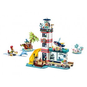 LEGO®-Friends Le centre de sauvetage du phare Jouet pour Fille et Garçon à Partir de 6 Ans et Plus, 602 Pièces 41380