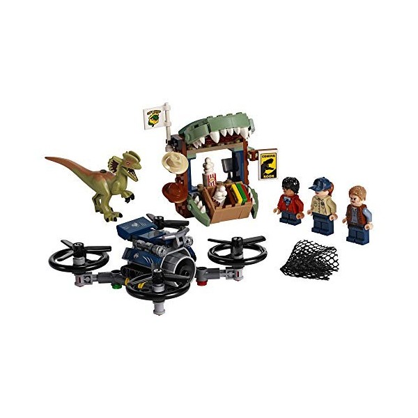 LEGO Jurassic World Dilophosaurus on The Loose 75934 Building Kit, New 2019 168 Pieces 