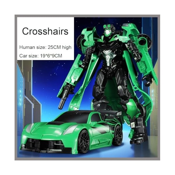 Crosshair Warrior 1 en alliage, jouets transformateurs faits à la main, modèles de robot dinosaure Donkey Kong, convient aux 