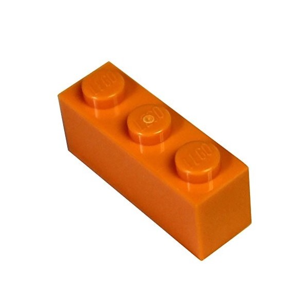 LEGO Pièces et pièces : orange orange vif 1 x 3 briques x200