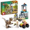 LEGO Jurassic Park Velociraptor Escape 76957 Learn to Build Dinosaur Toy for Boys and Girls . Gift for Kids Aged 4 and Up Fea