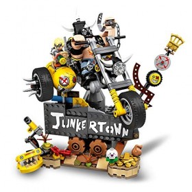LEGO Overwatch® - Chacal et Chopper, jeu de construction inspiré du jeu vidéo, inclus la moto de Chopper et un panneau Junker