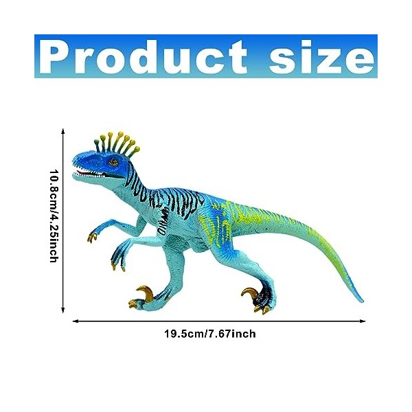 LGQHCE Modèle de Dinosaure, Figurine Eorap-tor Figurine daction Enfant Réalistes Dinosaure Jouet à Collectionner Plastique D