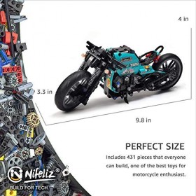 Nifeliz Kit de construction pour moto Cafe Racer 431 pièces 