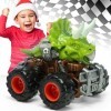 Jouet de voiture dinosaure pour enfants de 3 à 5 ans - Friction - 1 pack Triceratops Push and Go - Voiture Monster Truck Dino