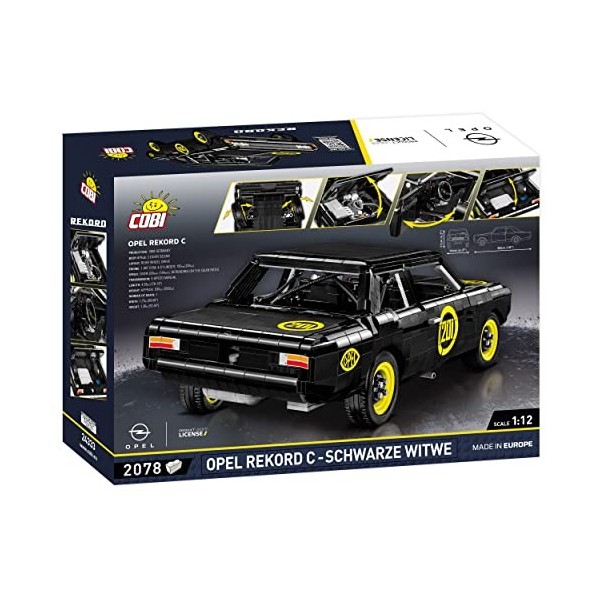 COBI Opel Rekord C-Schwarze Witwe, Noir