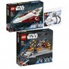 Lego Lot de 3 pièces : 75333 Obi-Wan Kenobis Jedi Starfighter, 75334 Obi-Wan Kenobi vs. Dark Vador & 30495 at-ST Polybag