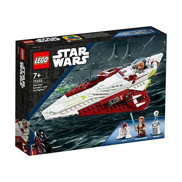 Lego Lot de 3 pièces : 75333 Obi-Wan Kenobis Jedi Starfighter, 75334 Obi-Wan Kenobi vs. Dark Vador & 30495 at-ST Polybag