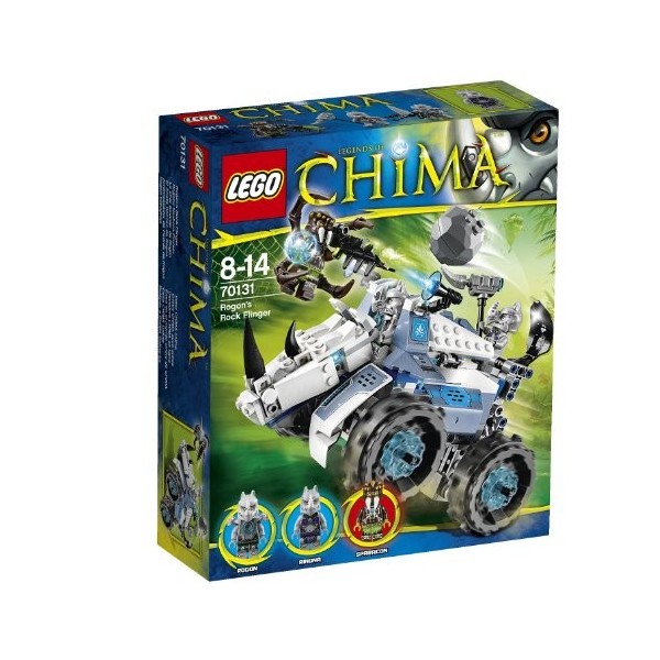 LEGO Legends Of Chima- Playthèmes - 70131 - Jeu De Construction - Le Char Bouclier De Rogon