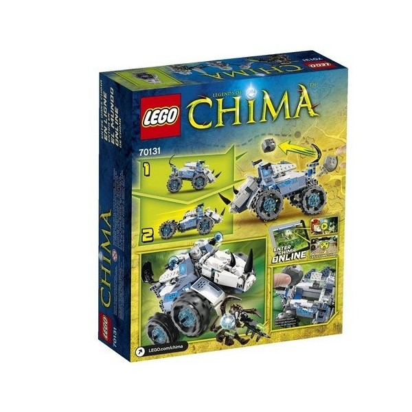 LEGO Legends Of Chima- Playthèmes - 70131 - Jeu De Construction - Le Char Bouclier De Rogon