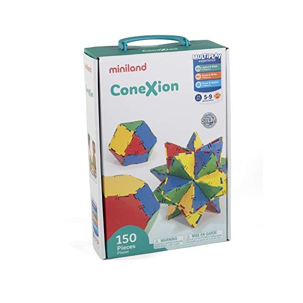 Miniland- Kit de Connexion dans Un récipient, Miniland32110, Multicolore