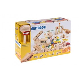 Matador-M175 Jeu de Construction, M175, Bois, Multicolore