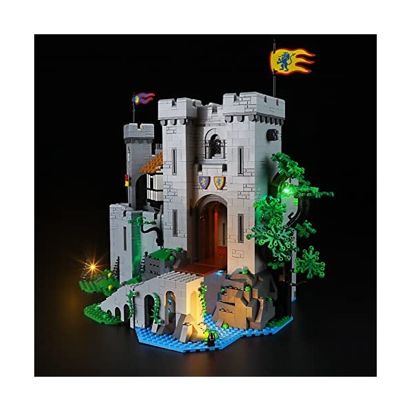 BRIKSMAX Kit d’éclairage à LED pour Lego Icons Le château des Chevaliers du Lion - Compatible with Lego 10305 Blocs de Constr