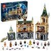 LEGO 76389 Harry Potter La Chambre des Secrets de Poudlard, Jouet Château avec Grande Salle, et Minifigurine Edition 20ème An