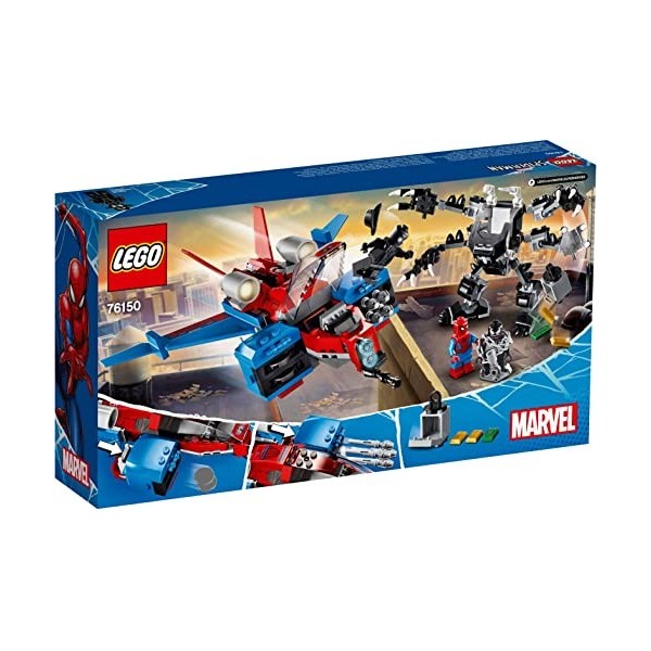 LEGO 76150 Super Heroes Le Spider-Jet Contre Le Robot de Venom