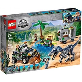LEGO 75935 Jurassic&nbsp;World L’affrontement&nbsp;du&nbsp;Baryonyx&nbsp;:&nbsp;la&nbsp;Chasse&nbsp;au&nbsp;trésor avec Jouet Buggy Hors Route