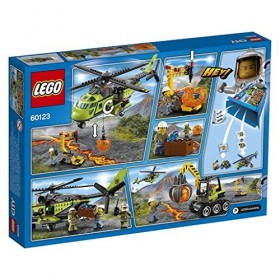 LEGO - 60123 - LHélicoptère dApprovisionnement du Volcan
