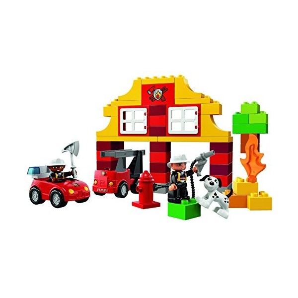 LEGO DUPLO Briques - 6138 - Jeu de Construction - Ma Première Caserne de Pompiers