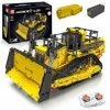 Mould King 15071 Bulldozer Technologique, Blocs de Construction Camion Télécommandé avec Moteurs, Kits de Construction, Jouet