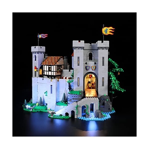 LIGHTAILING Lampe pour Lego-10305 Château des Chevaliers du Lion - Kit déclairage LED compatible avec le modèle Lego Buildin