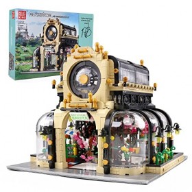 Mould King 16019 Jardin Botanique Blocs de Construction, 2147 Pièces MOC Street View Kit de modélisme avec lumières, Série St