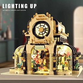 Mould King 16019 Jardin Botanique Blocs de Construction, 2147 Pièces MOC Street View Kit de modélisme avec lumières, Série St