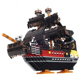 Nanoblock - Pirate DX, Pirates, Advanced Hobby Series Building Kit, NAN22004