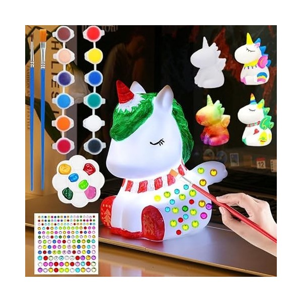 Kits de bricolage pour enfants, loisirs créatifs pour enfants, graffiti, kit de peinture lumineuse pour enfants, motif chat, 