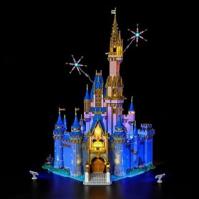 BRIKSMAX Kit d’éclairage à LED pour Lego Disney Le château Disney - Compatible with Lego 43222 Blocs de Construction Modèle- 